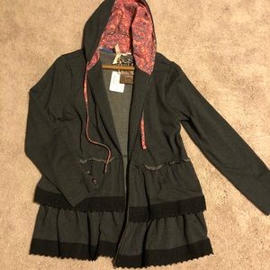 Matilda Jane jacket with ruffle details